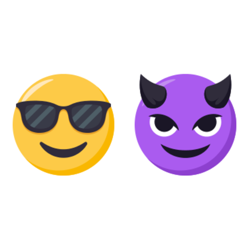😎😈 Emoji Domain EmojiOne rendering